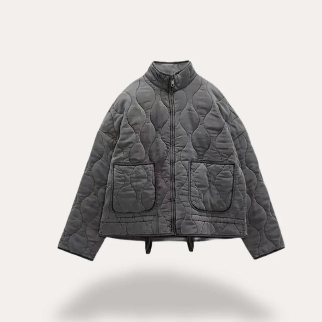 Women's Quilted Jacket Stylish Outerwear