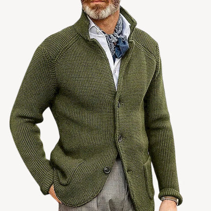 Men's Cardigan Knitted Wool