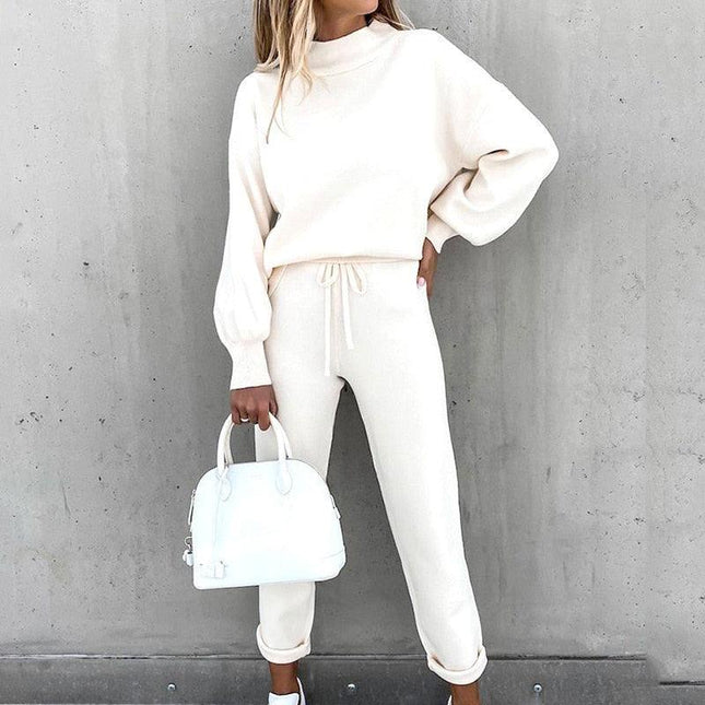 Women's Loungewear Set Elegant Comfortable Tracksuit
