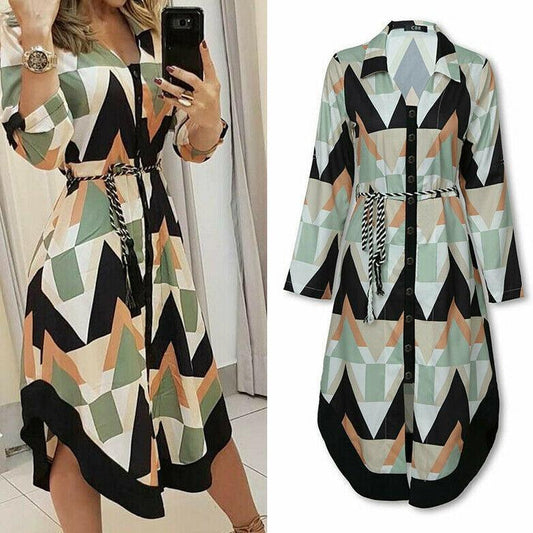 Women's Casual Summer Dress - Breathable Fabric