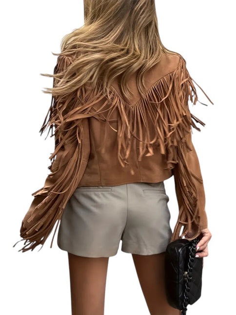 Women's Fringed Jacket Suede