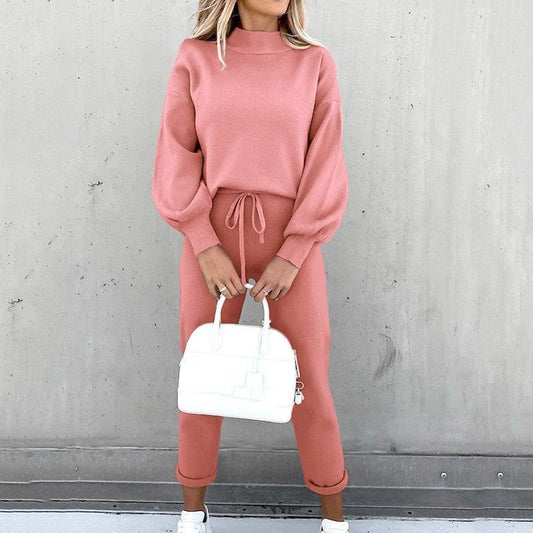 Women's Loungewear Set Elegant Comfortable Tracksuit