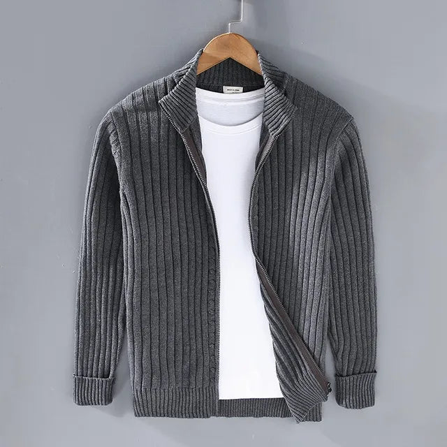 Men's Knitted Sweater Street Style