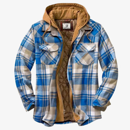 Men's Flannel Jacket High-Quality Fabric Classic Design
