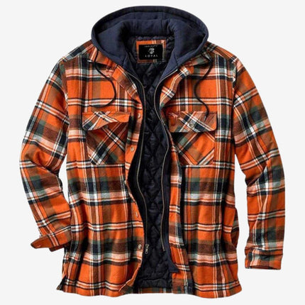Men's Flannel Jacket High-Quality Fabric Classic Design