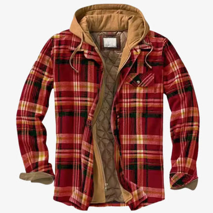 Men's Flannel Jacket High-Quality Fabric Classic Design