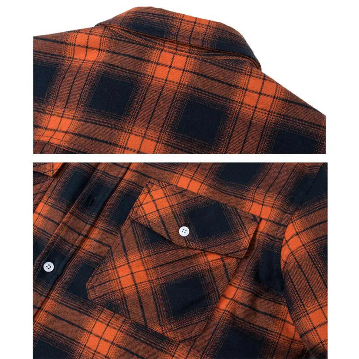 Men's Fleece Lined Checkered Jacket
