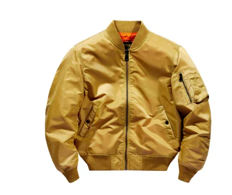 Men's Lightweight Bomber Jacket with Zipper