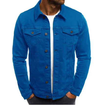 Men's Casual Denim Jacket High-Quality Cotton