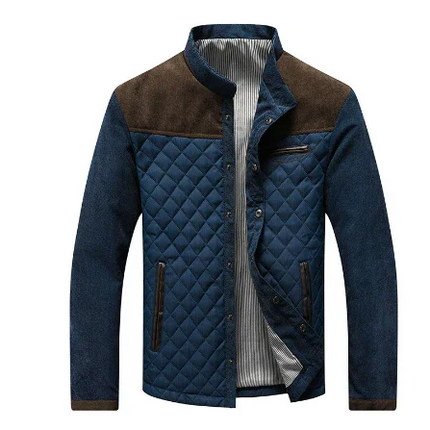 Men's Long Sleeve Jacket High-Quality Fabric Elegant Comfortable