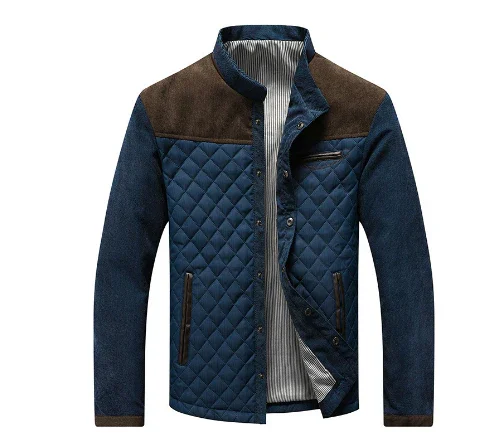 Men's Long Sleeve Jacket High-Quality Fabric Elegant Comfortable