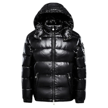 Men's Lightweight Puffer Jacket Water-Resistant Winter Outerwear