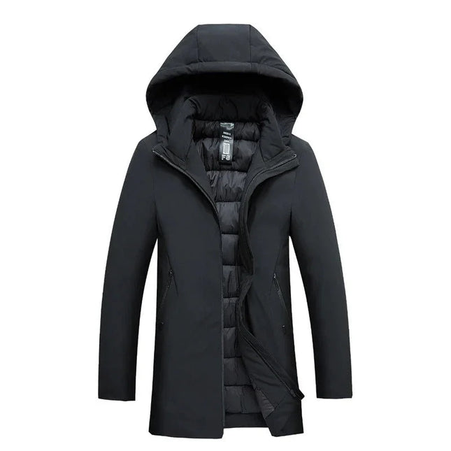 Men's Winter Parka Coat Windproof Water-Resistant