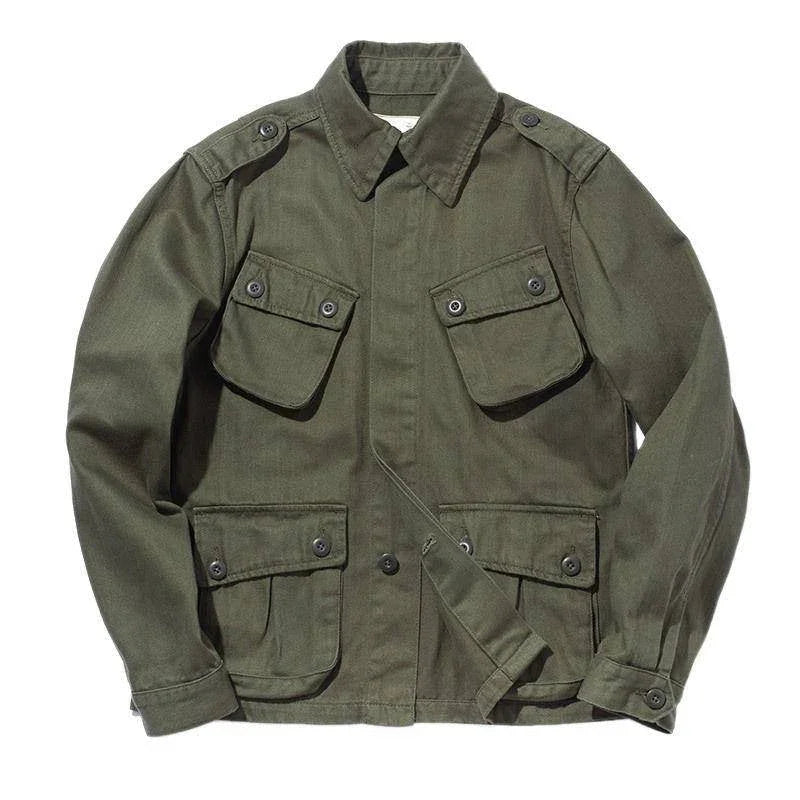 Men's Weather-Resistant Field Jacket Durable Comfort Fit
