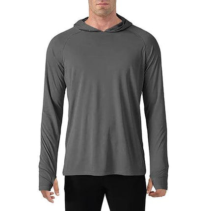 Solgard UV-Protect Hoodie Tee | Men's Lightweight Long Sleeve Quick-Dry Sun Shirt - northernnomad