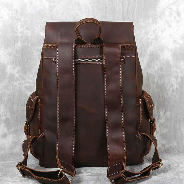 Men's Large Backpack Leather