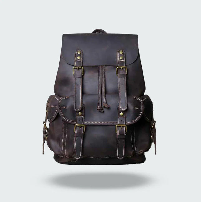 Men's Large Backpack Leather