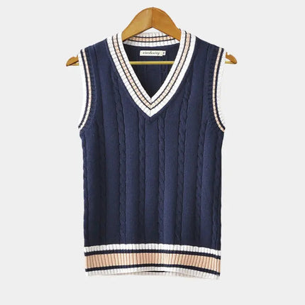Women's Sleeveless Sweater Old Money Style