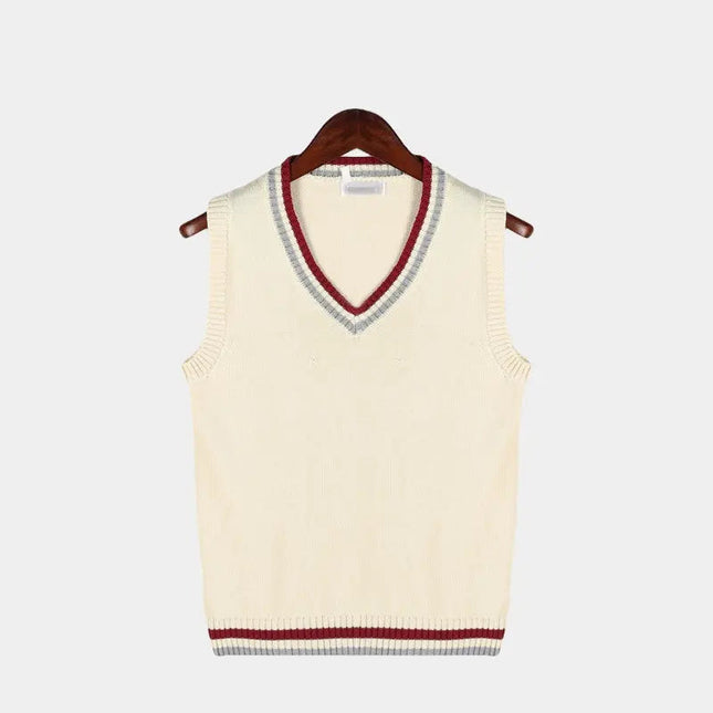 Women's Sleeveless Sweater Old Money Style