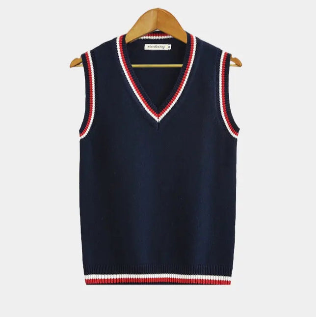 Women's Sleeveless Sweater Old Money Style