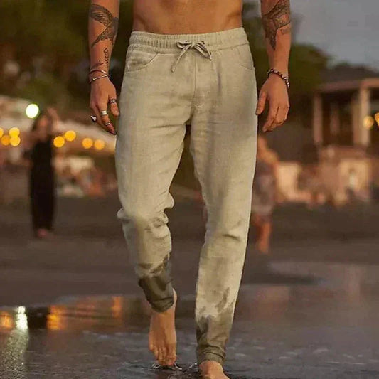Men's Lightweight Linen Trousers