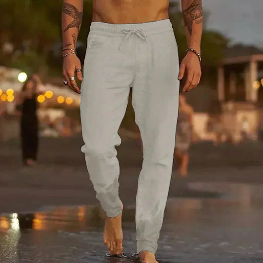 Men's Lightweight Linen Trousers
