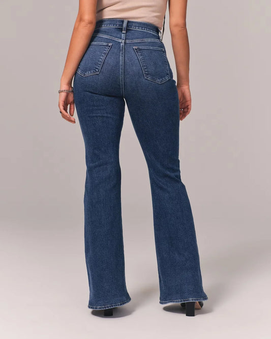 Women's High-Waist Denim Jeans Stylish