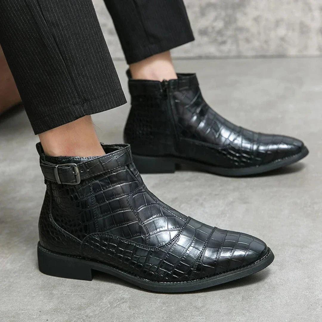 EliteStride | Premium Leather Chelsea Boots for Effortless Style