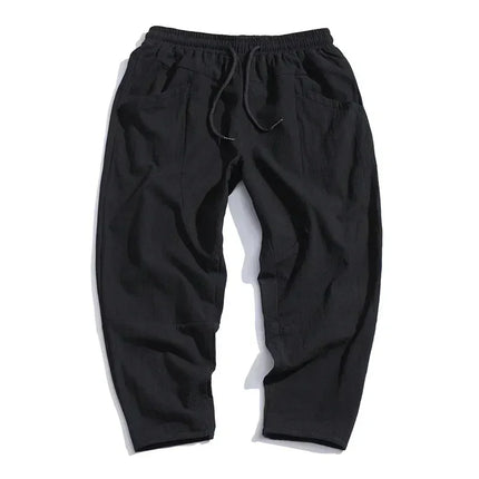 Women's Cropped Pants Linen