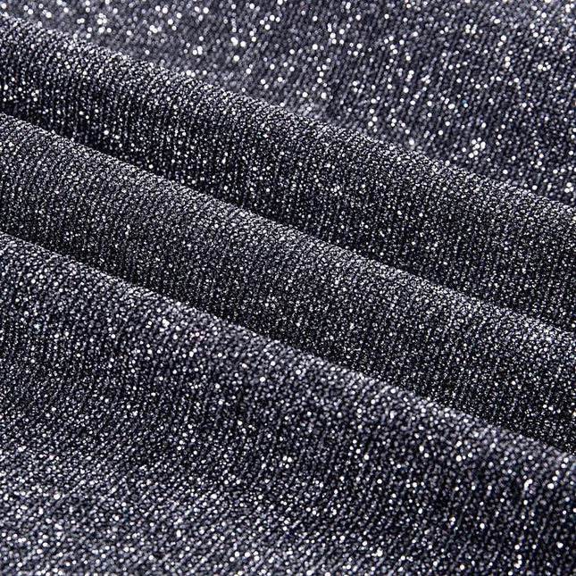 Women's Wide-Leg Trousers Metallic Shimmer