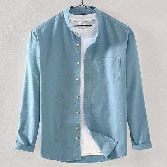 Men's Dress Shirt High Collar Modern Fit