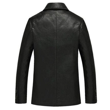 Men's Long Sleeve Jacket Lapel Collar