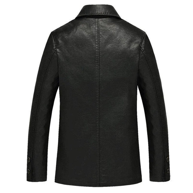 Men's Long Sleeve Jacket Lapel Collar