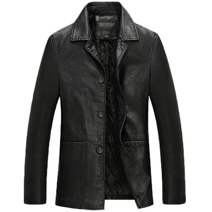 Men's Long Sleeve Jacket Lapel Collar