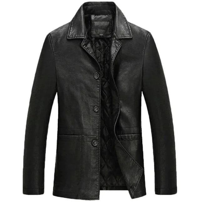 Men's Long Sleeve Jacket Lapel Collar