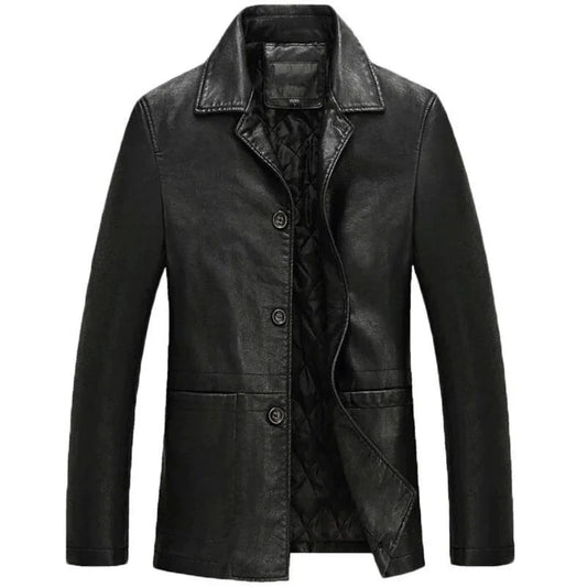 Men's Long Sleeve Jacket Lapel Collar
