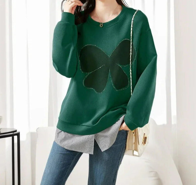 Women's Solid Color Round Neck Sweater