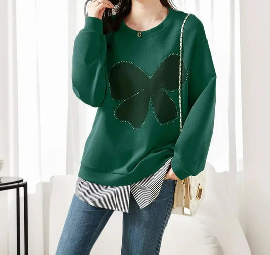 Women's Solid Color Round Neck Sweater