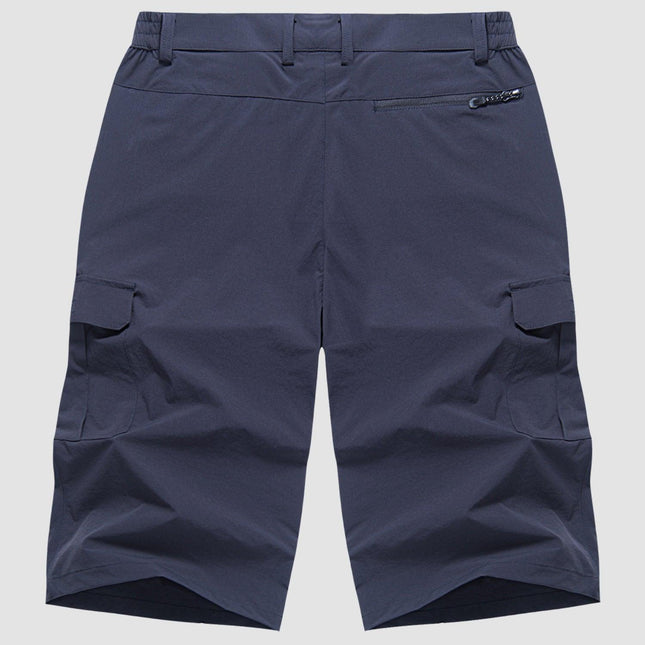 Men's Walking Shorts with Multifunctional Pockets