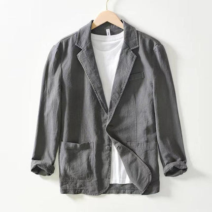 Men's Blazer Two-Button Sleek Style