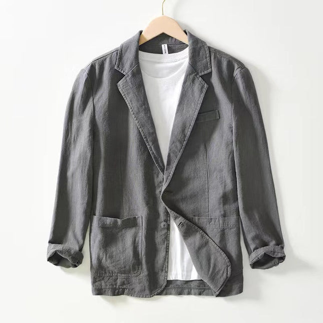 Men's Two-Button Blazer Sleek Style