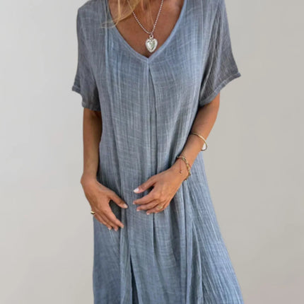 Women's Maxi Summer Dress - Sleeveless Flowy Sundress