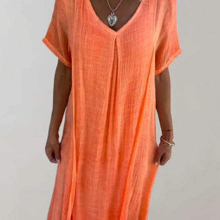 Women's Maxi Summer Dress - Sleeveless Flowy Sundress