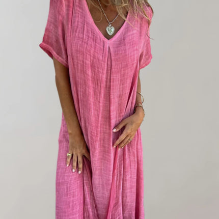Women's Maxi Summer Dress - Sleeveless Flowy Sundress