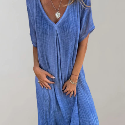 Women's Maxi Summer Dress - Sleeveless Flowy Sundress
