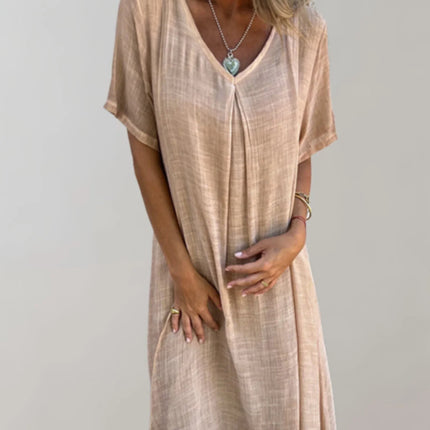 Women's Maxi Summer Dress - Sleeveless Flowy Sundress