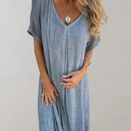 Women's Maxi Summer Dress - Sleeveless Flowy Sundress