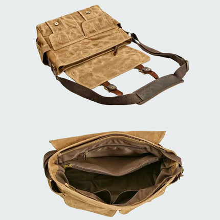 Men's Canvas Messenger Bag