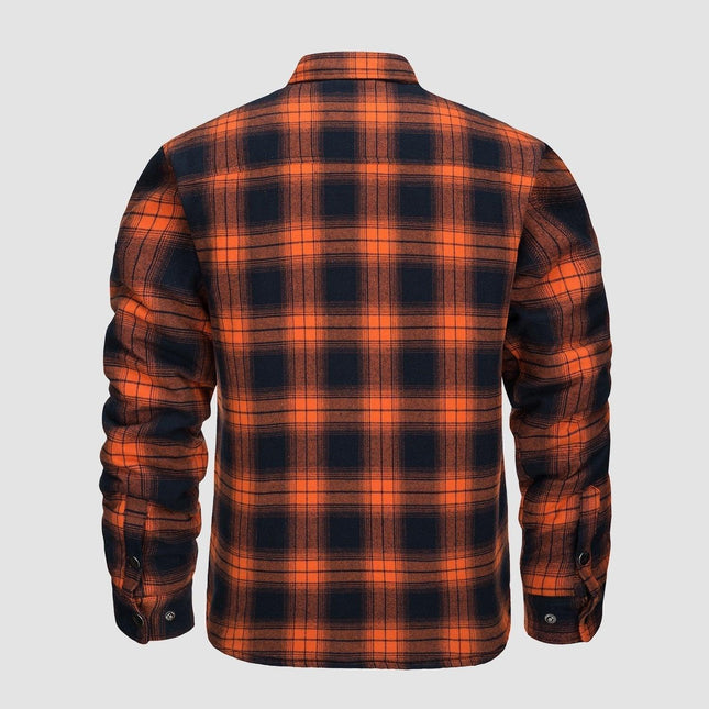 Men's Casual Flannel Shirt Thick Fabric Timeless Style