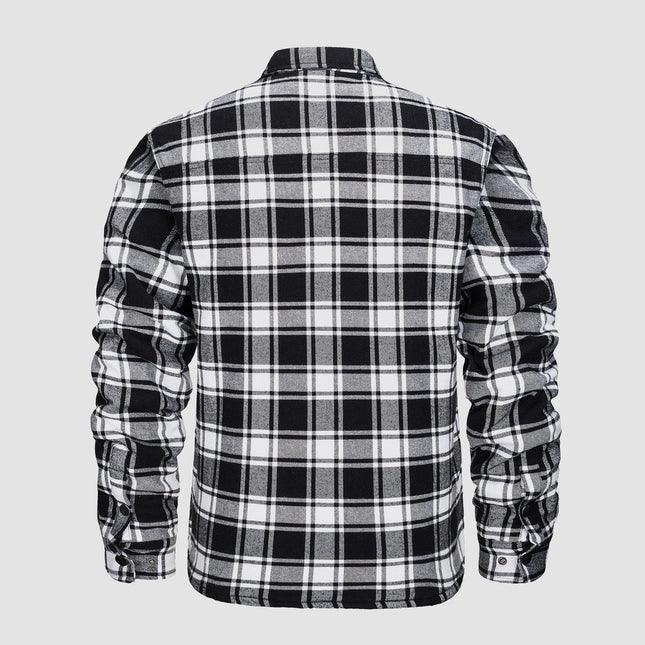 Men's Casual Flannel Shirt Thick Fabric Timeless Style